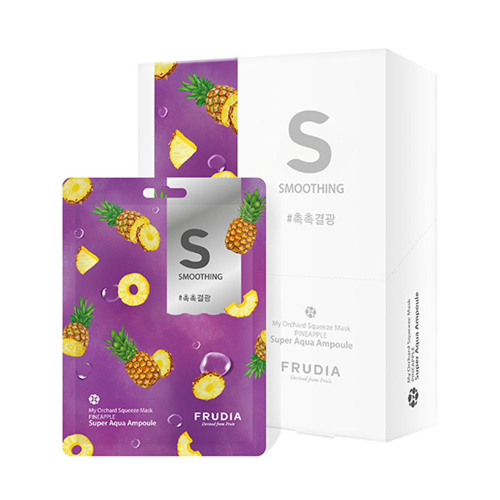 Маска для лица с Ананасом Frudia My Orchard Squeeze Mask Pineapple 10шт