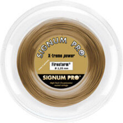 Струны теннисные Signum Pro Firestorm Metallic String Reel 100m - Gold