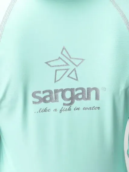 Футболка рашгард лонгслив Sargan Агидель Худи UPF 50+ светло-зеленый