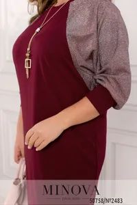 Платье 2483-бордо Minova