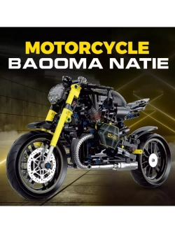 Конструктор Мотоцикл Baooma Natie 618 деталей