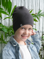 Шапка трикотажная (Антрацит) МОКО