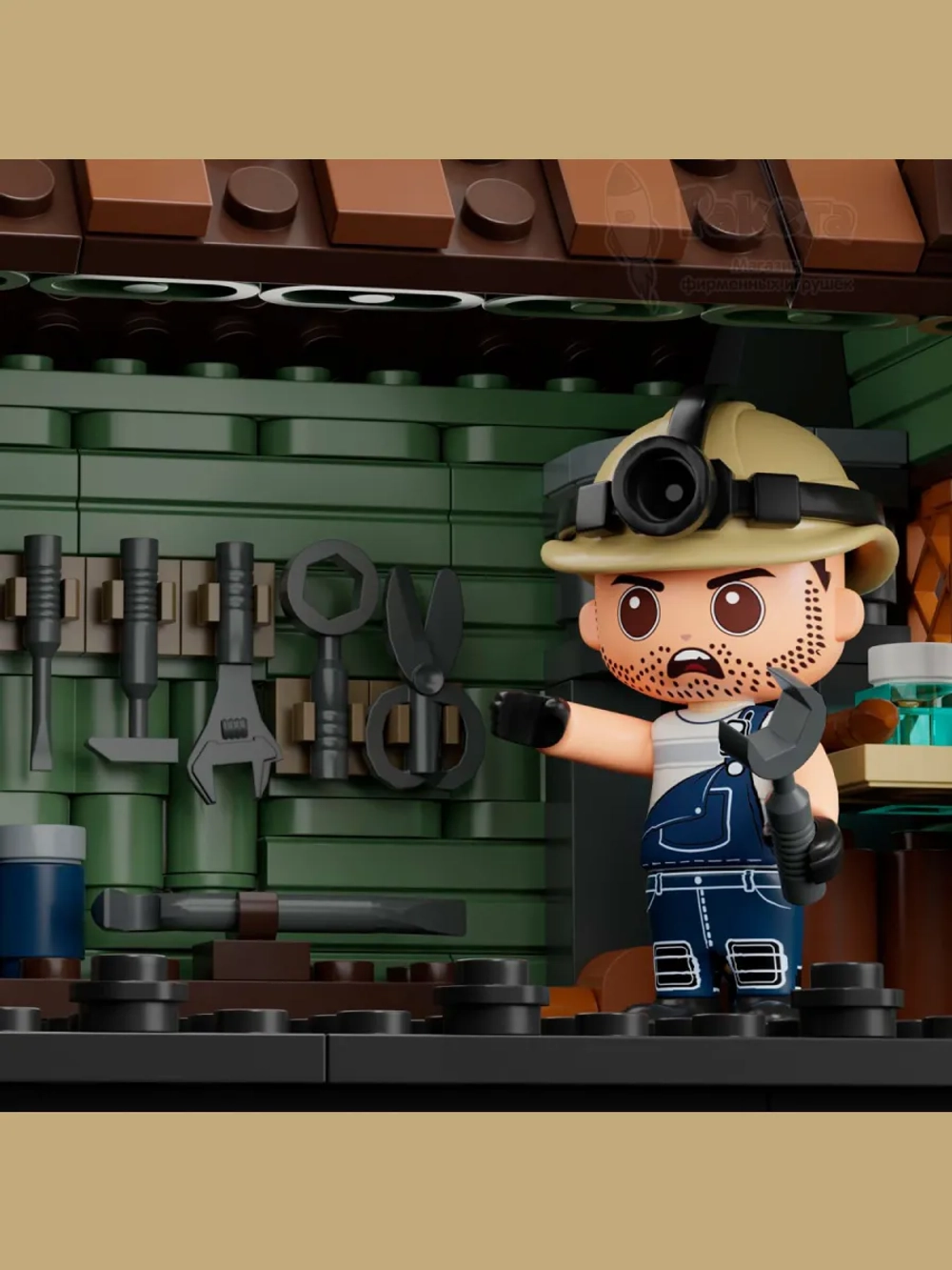 3Д Конструктор Золотой рудник