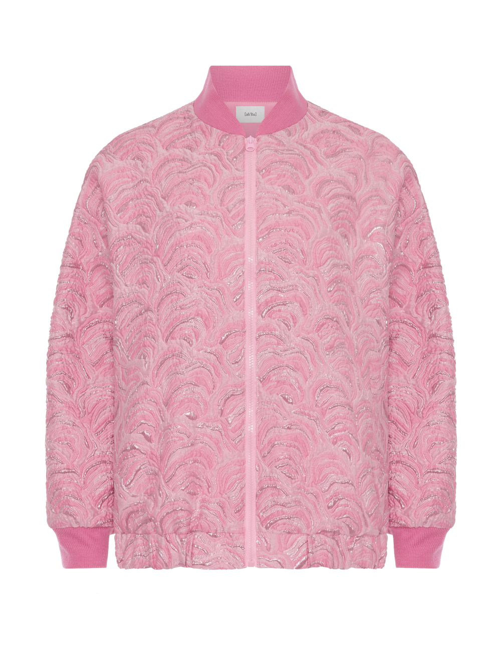 Peony pink bomber jacket