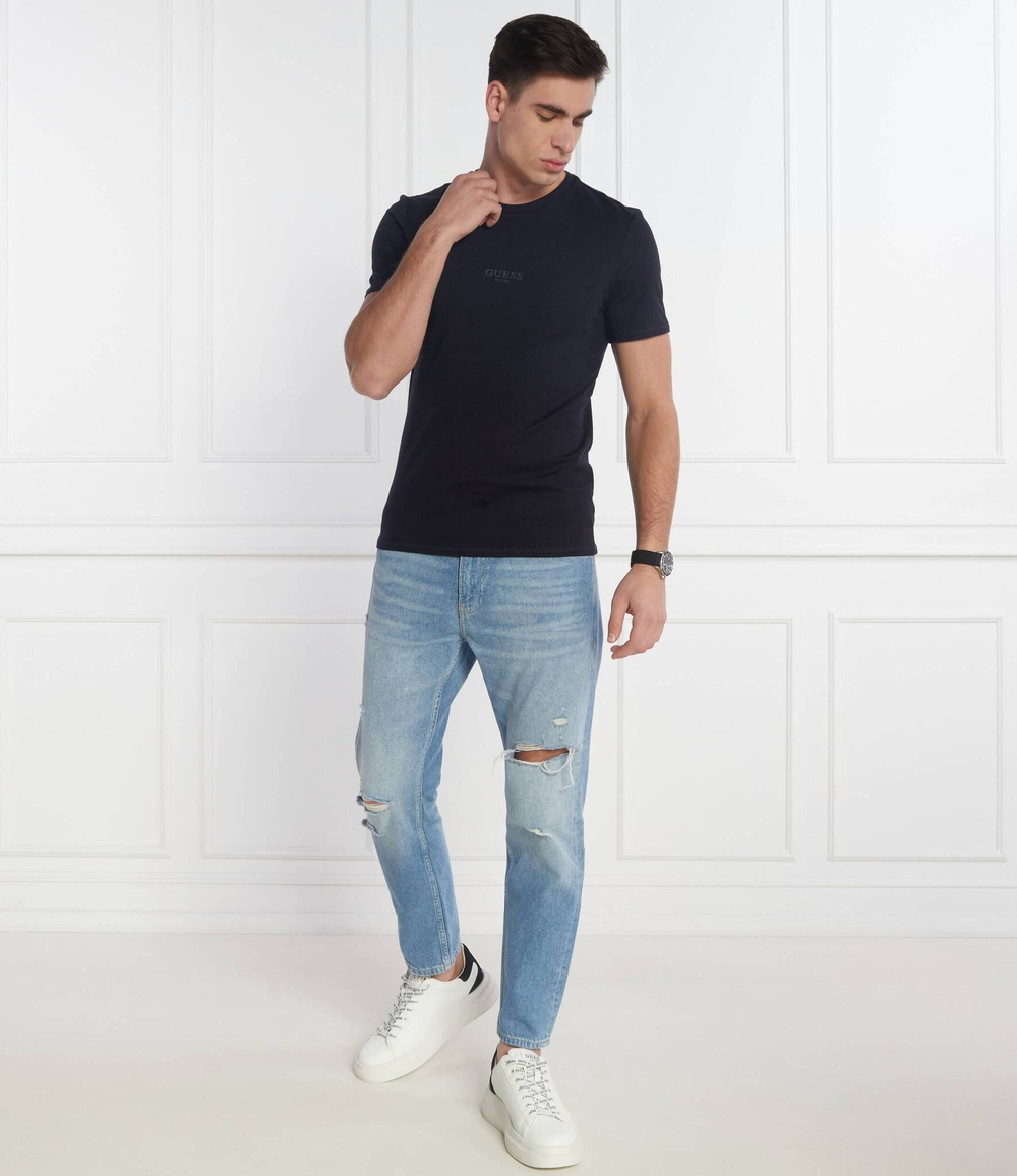 Футболка AIDY CN SS GUESS - темно-синий(M2YI72 I3Z14)