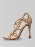 Босоножки Bai Sen К385-3 на шпильке с закрытой пяткой и переплетенными ремешками