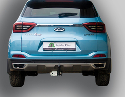 Фаркоп Лидер-плюс для Chery Tiggo 4 Pro (T19FL) 2022-. Требуется подрезка бампера. Нагрузки: 1200/75 кг,(без электрики в комплекте) - C109-A