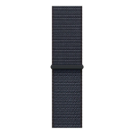 Apple Watch Series 10, 46 мм корпус из алюминия цвета «Jet Black», ремешок Sport Loop цвета «Ink»