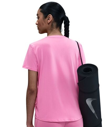 Женская теннисная футболка Nike One Classic Dri-Fit - playful pink/white
