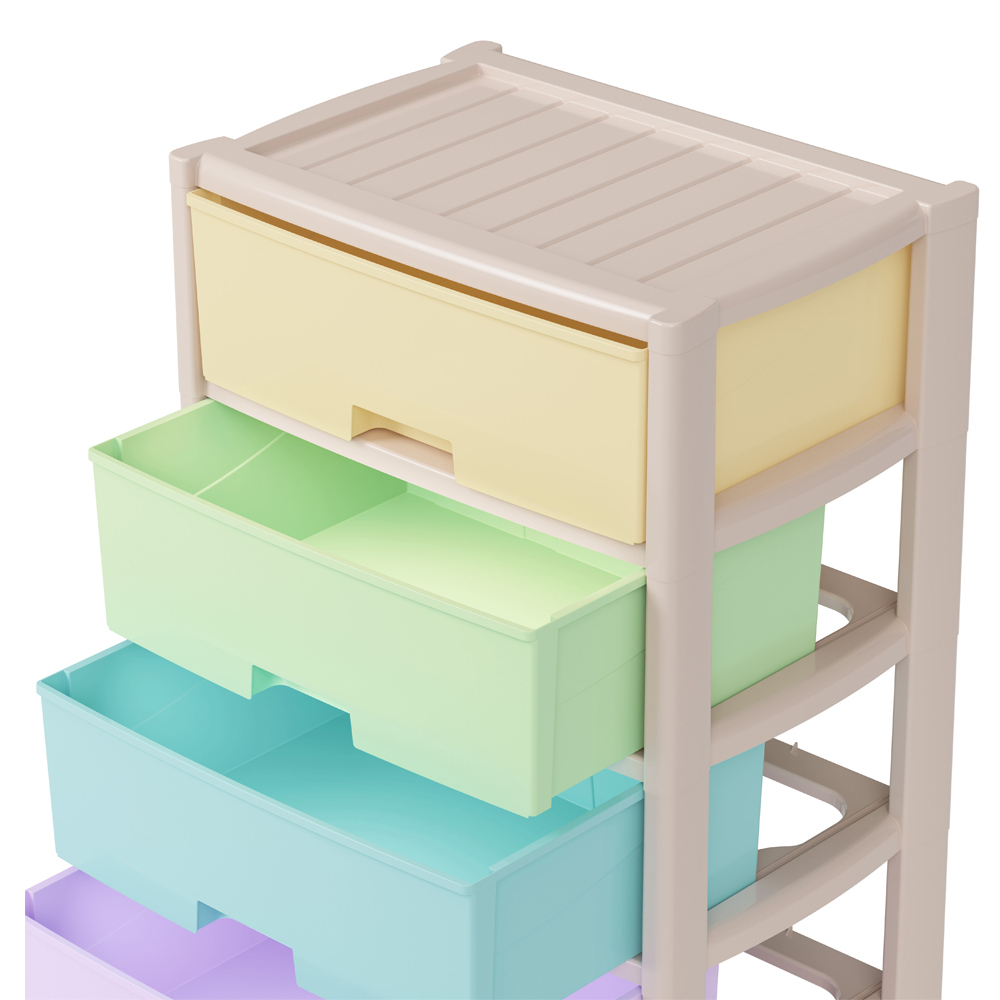 Комод 4-х секционный "Колорит" широкий (цветной)