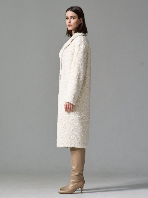 Шуба чебурашка тедди эко мех, SilverFox (арт. S1138rm023bz)