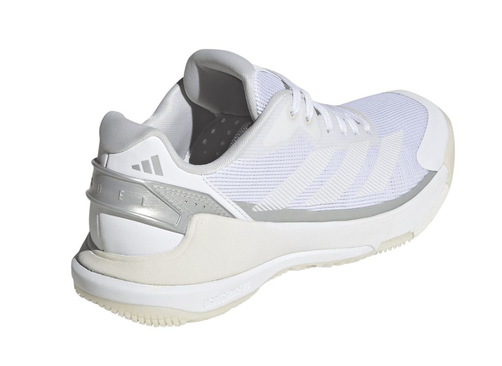 Женские кроссовки для Падел Adidas Crazyquick Lightstrike Padel W - cloud white/cloud white/zero metalic