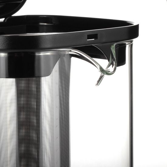 Стеклянный заварочный чайник 600 мл. Kamille KM 0778S со съемным ситечком