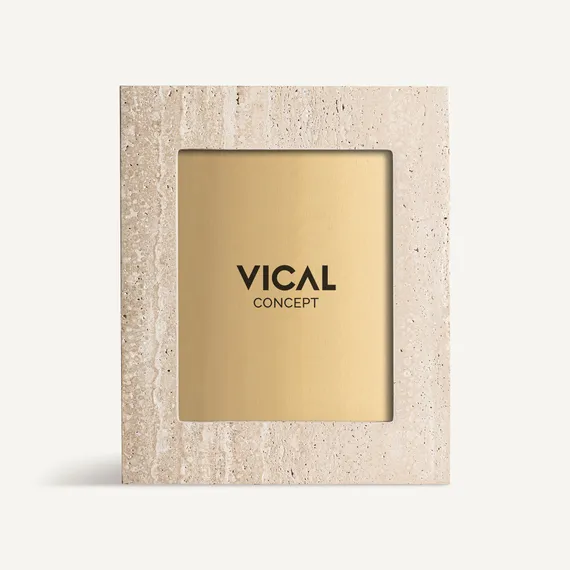 Фоторамка бежевая 34917