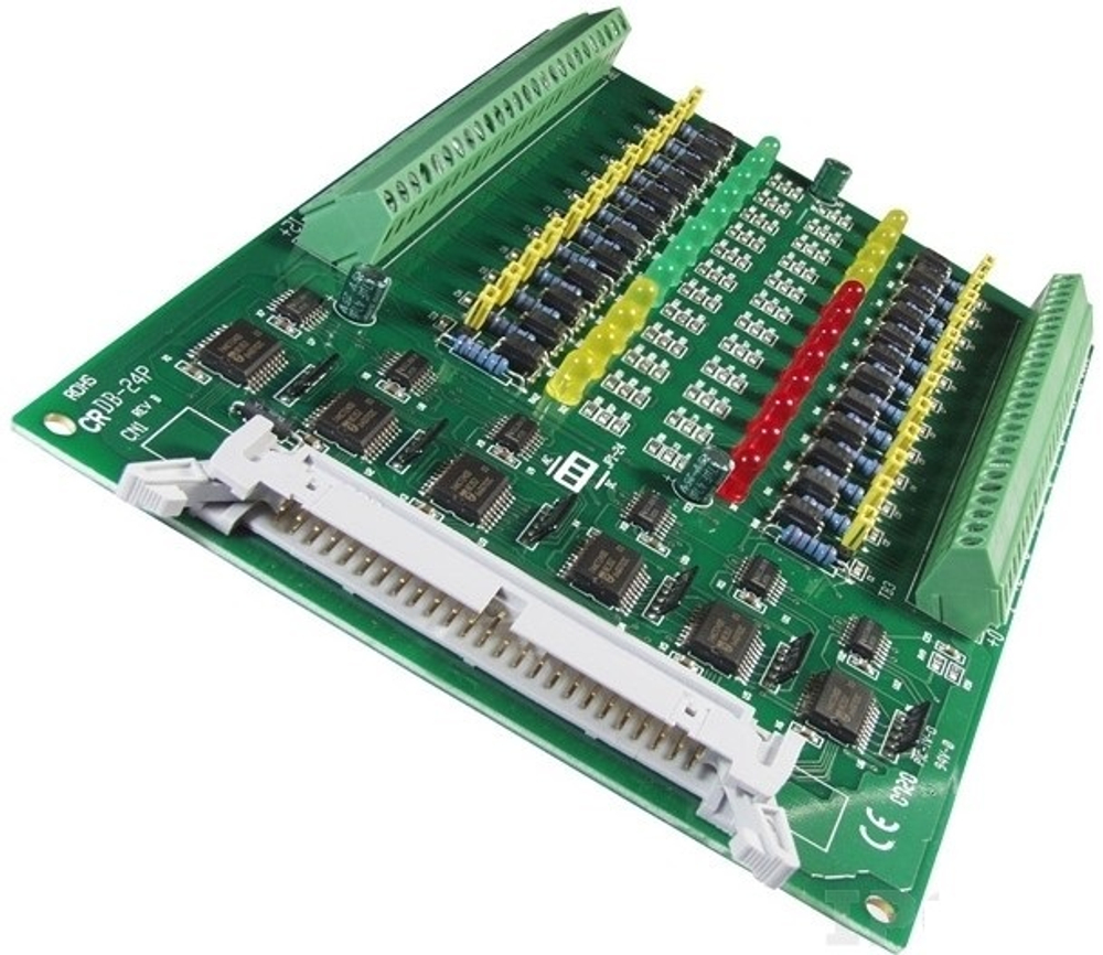 Плата  ICP DAS DB-24P/DIN CR