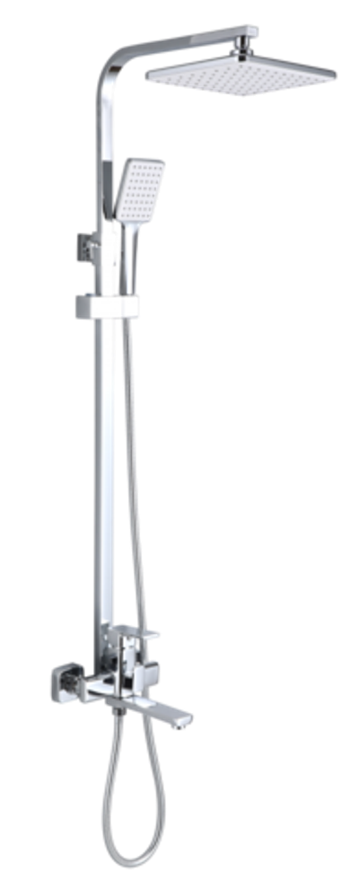 33010 Однорукий душевой релинг (ХРОМ)  HANSEN  (5/1шт)