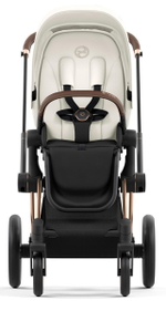 Коляска 3 в 1 Cybex Priam IV Rosegold complete и автокресло Cloud T i-Size Mirage Grey Plus Off White