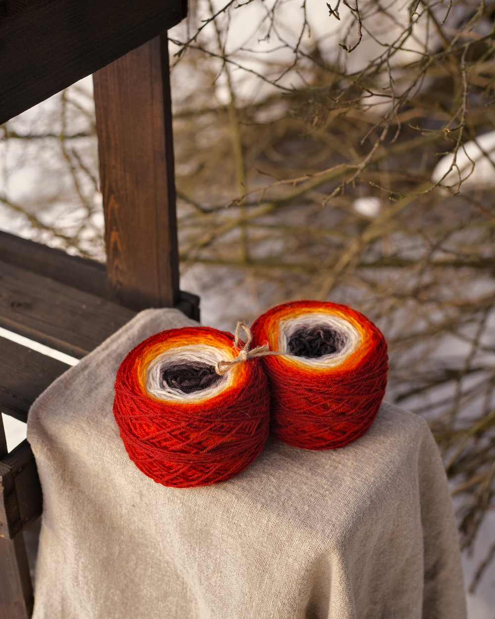 Градиент "Тыква" 78 г шерсть