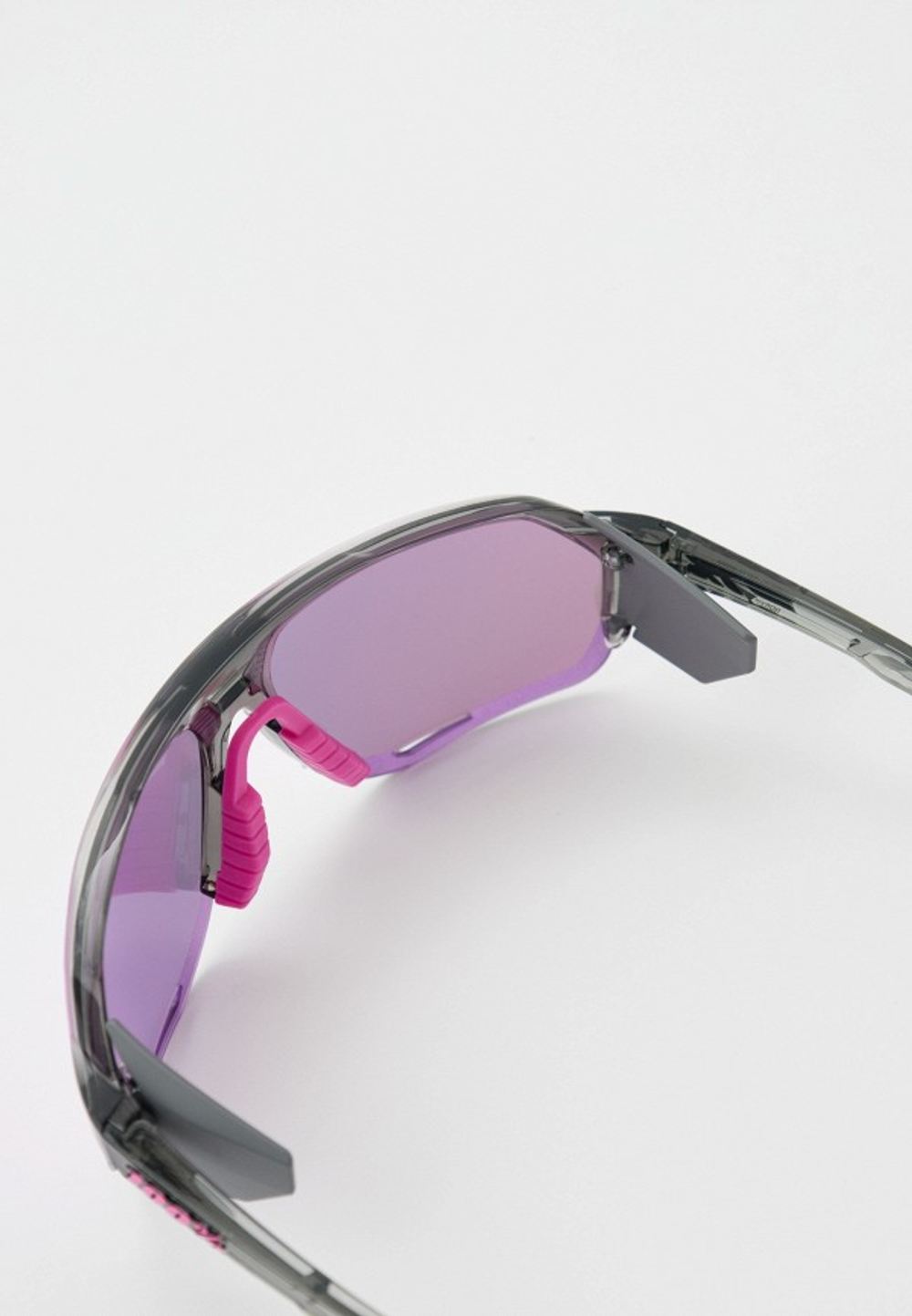 Спортивные очки 100% Norvik / Polished Translucent Grey / Purple Multilayer Mirror Lens