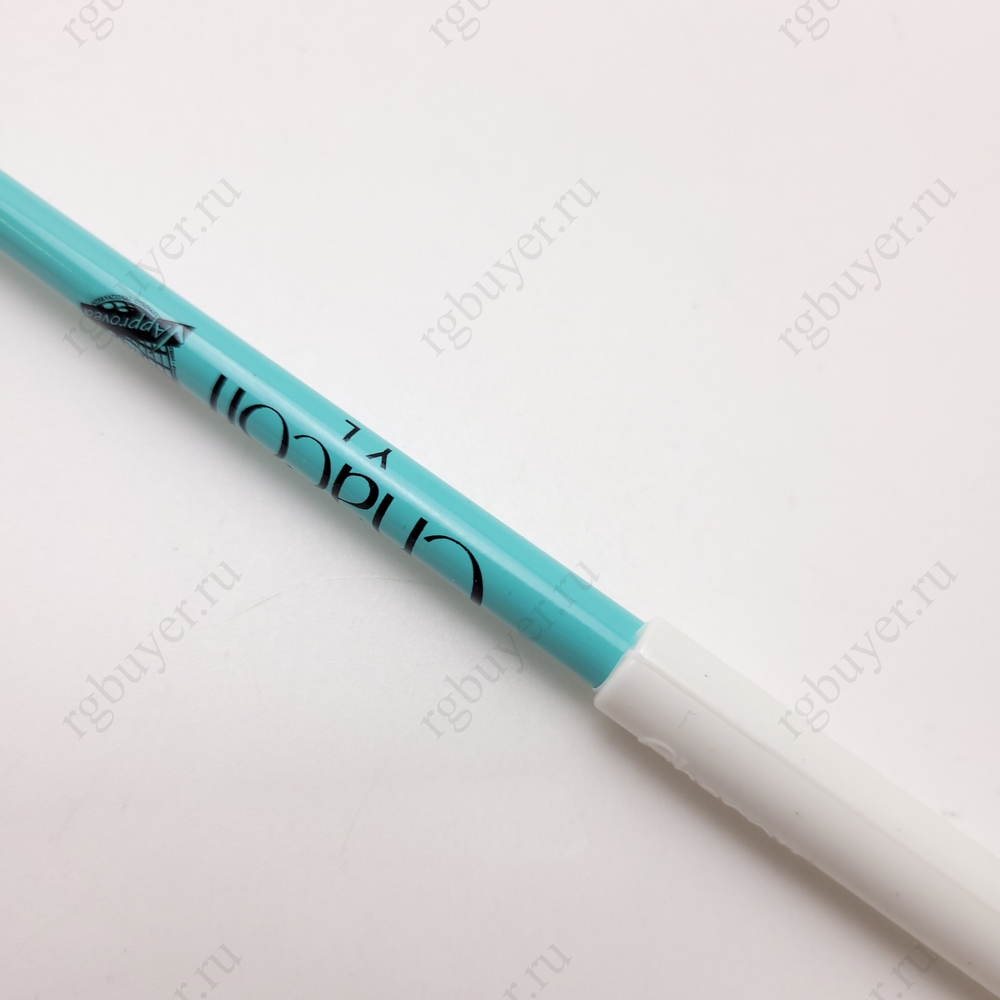 Палочка Chacott 60 см с гибким кончиком Зеленая с белой ручкой 031.Aqua Green