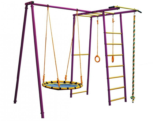 Уличный спортивный комплекс Олимпик-9.1 с гнездом Солнышко