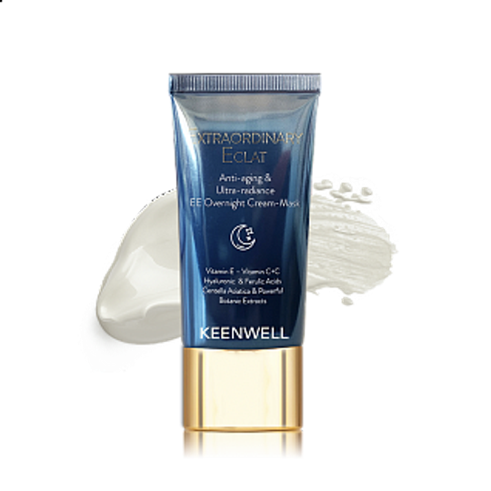 KEENWELL EE – Crema-Mascarilla De Noche Antiedad y Ultra-Luminosidad