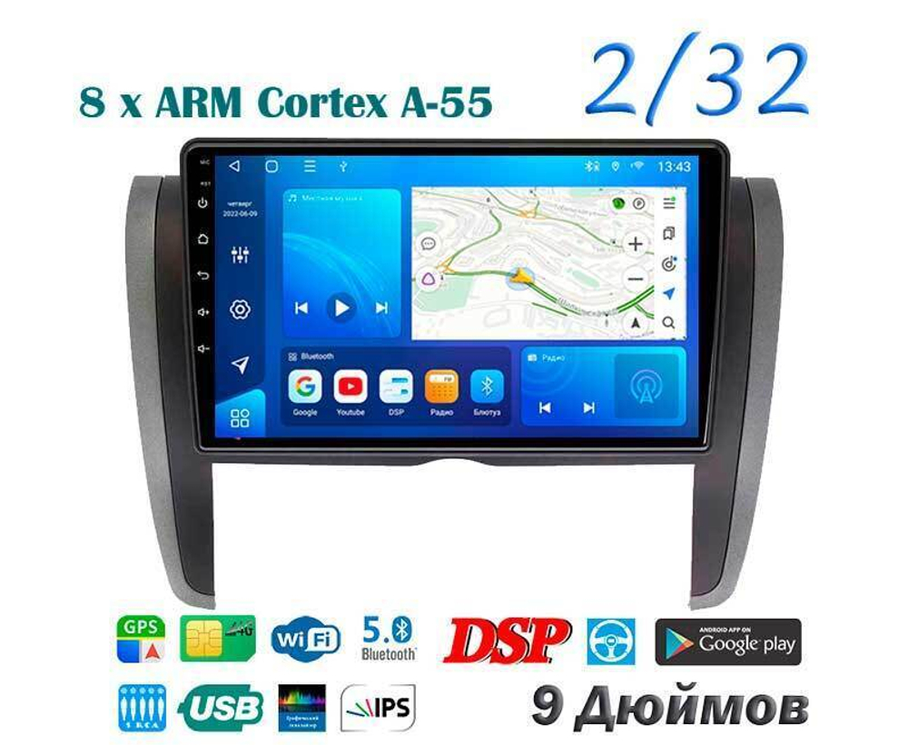 Topway TS18 2+32GB 8 ядер для Toyota Allion 2007 - 2016
