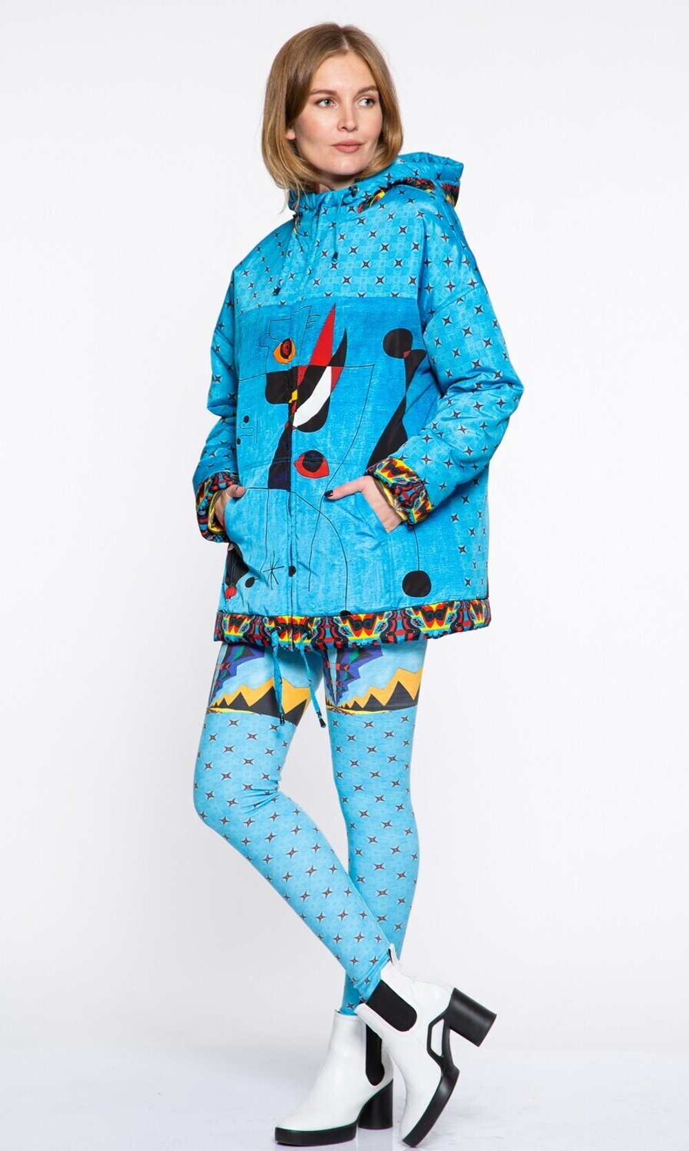 Куртка "Миро", по мотивам абстрактной живописи Жоан Миро