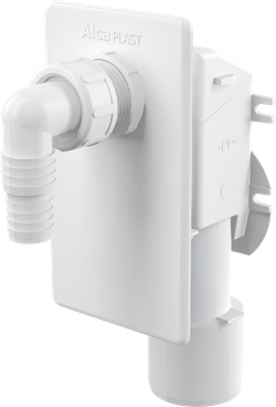 Сифон APS4  для стиральной машины под штукатурку белый