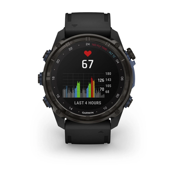 Умные часы Garmin Descent Mk3i титановый DLC серо-карбонового цвета/черный ремешок 51 мм 010-02752-11