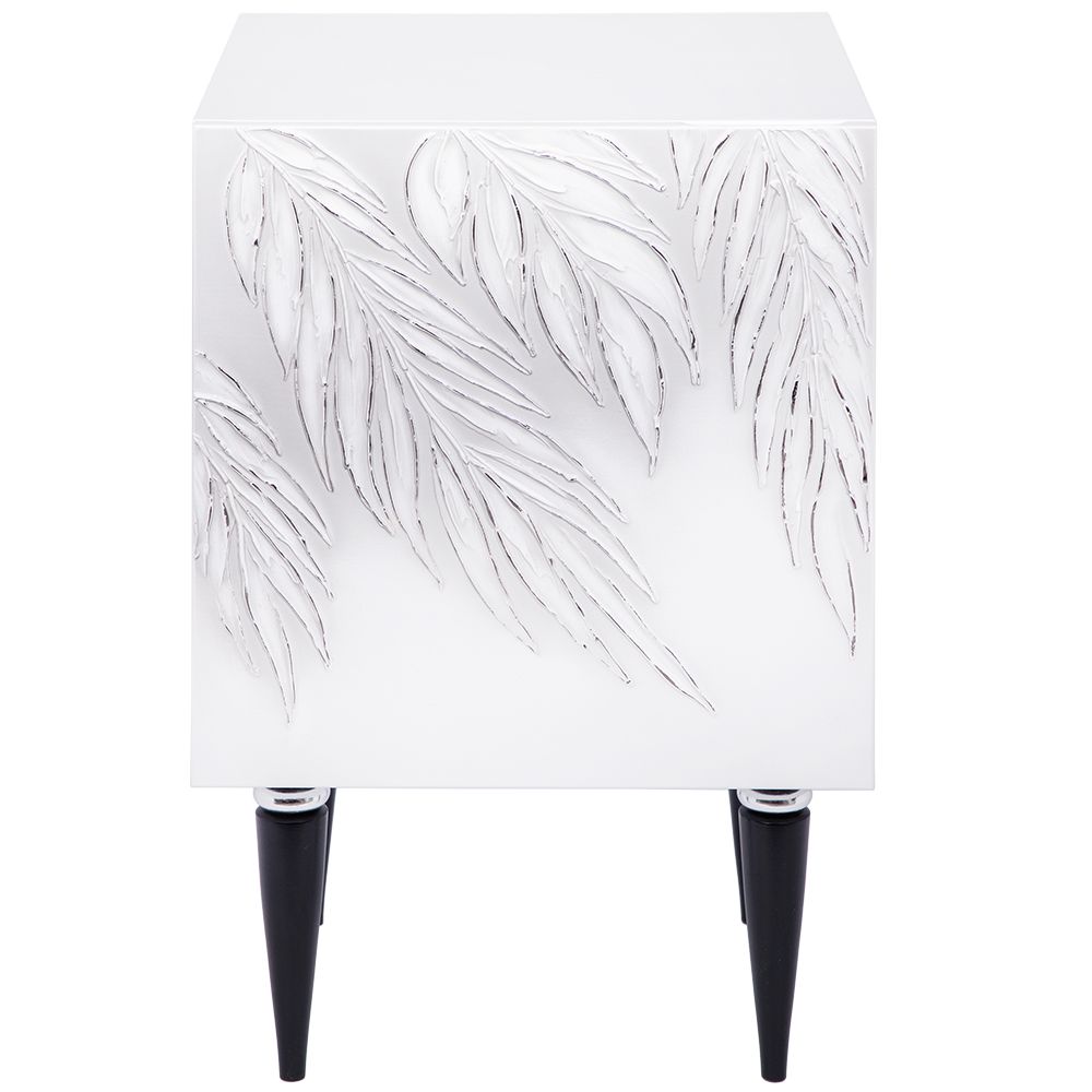 Тумба прикроватная Тропик Классика Айс Найт Сильвер левая