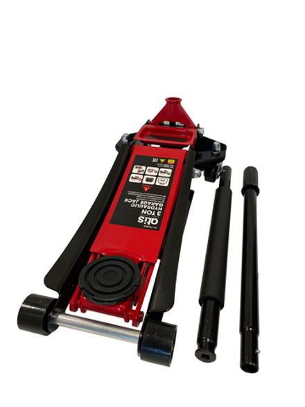 HL-T6300D Домкрат подкатной, низкопрофильный, двухпоршневой 3,0 т.