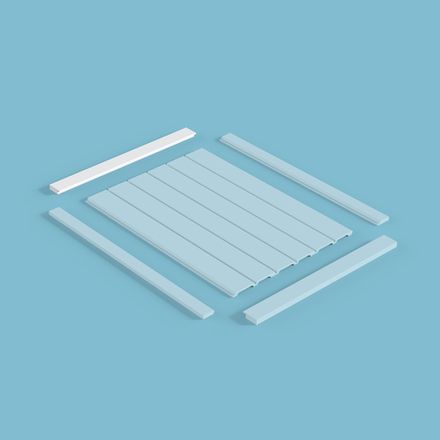 Молдинг финишный Ecopolymer, 50x17 мм