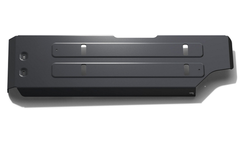 Защита топливного бака Rival для Toyota Hilux VII (V - 2.5D; 3.0D) 2005-2015, сталь 3 мм, с крепежом, штампованная, 2111.5793.1.3