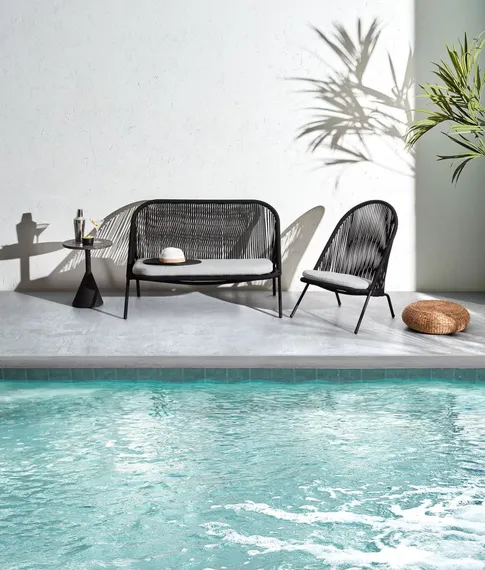 Журнальный столик Delano Ø40х50 см, терраццо