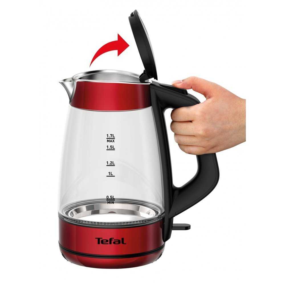 Электрический чайник Tefal Glass Kettle KI520530