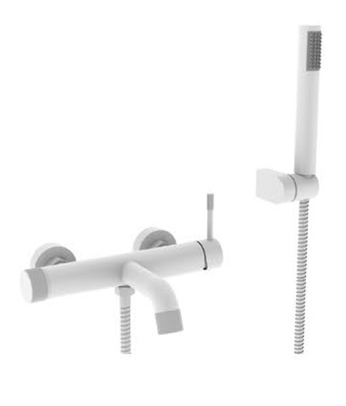 403531-F Смеситель од. для ванны кор. (БЕЛЫЙ) ViEiR (8/1шт)