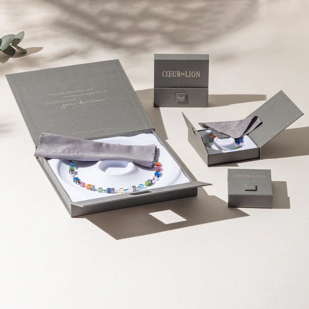 Колье Coeur de Lion White-Silver 4245/10-1417