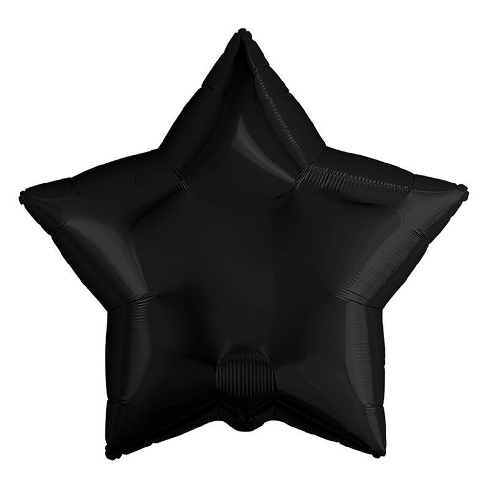 Ag Шар Звезда 30" / 76 см черный (БГ-60)