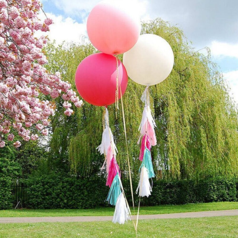 Шар (32''/81 см) Белый (200), пастель, 1 шт.