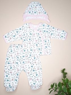 Комплект Морские друзья (розовый)