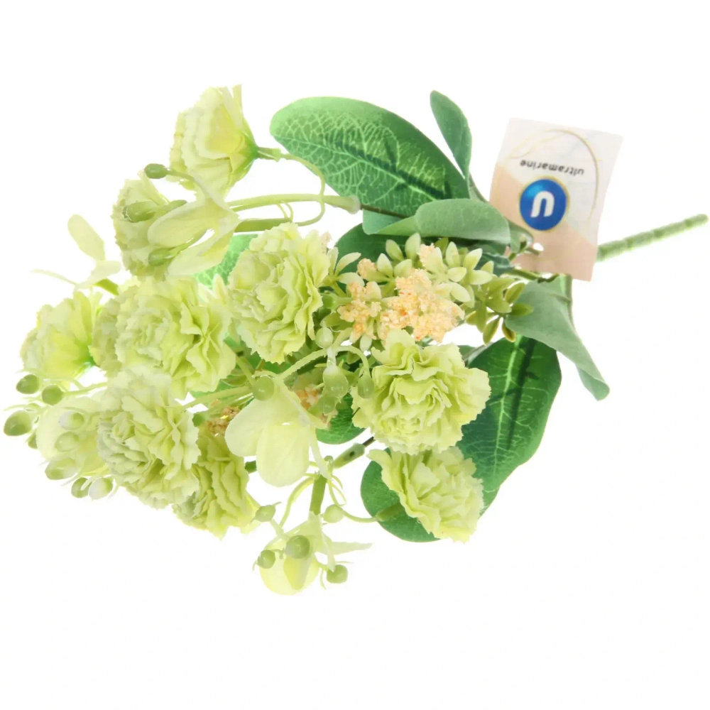 Искусственные цветы «Весеннее вдохновение» Гвоздика 30см цвет салатовый