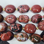 Яшма океаническая (риолит), крупная галтовка, 12-15 мм, камни овалы, штучно