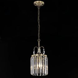 Citilux Инга CL335113 Подвесной хрустальный светильник Бронза