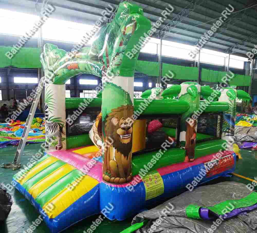 Коммерческий надувной батут "Национальный парк" 4*3*3 м