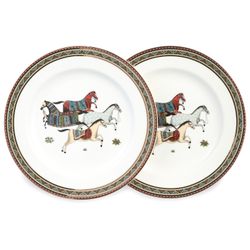 НАБОР ТАРЕЛОК ЗАКУСОЧНЫХ LEFARD "PASSAGE" ПАССАЖ 2 ШТ. 20 СМ, РАЗНОЦВЕТНЫЙ (КОР=24НАБ.)