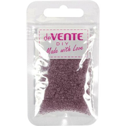Бисер круглый "deVENTE. Frosted"  2 мм, 10гр, стекло, полупрозр., фиолетовый