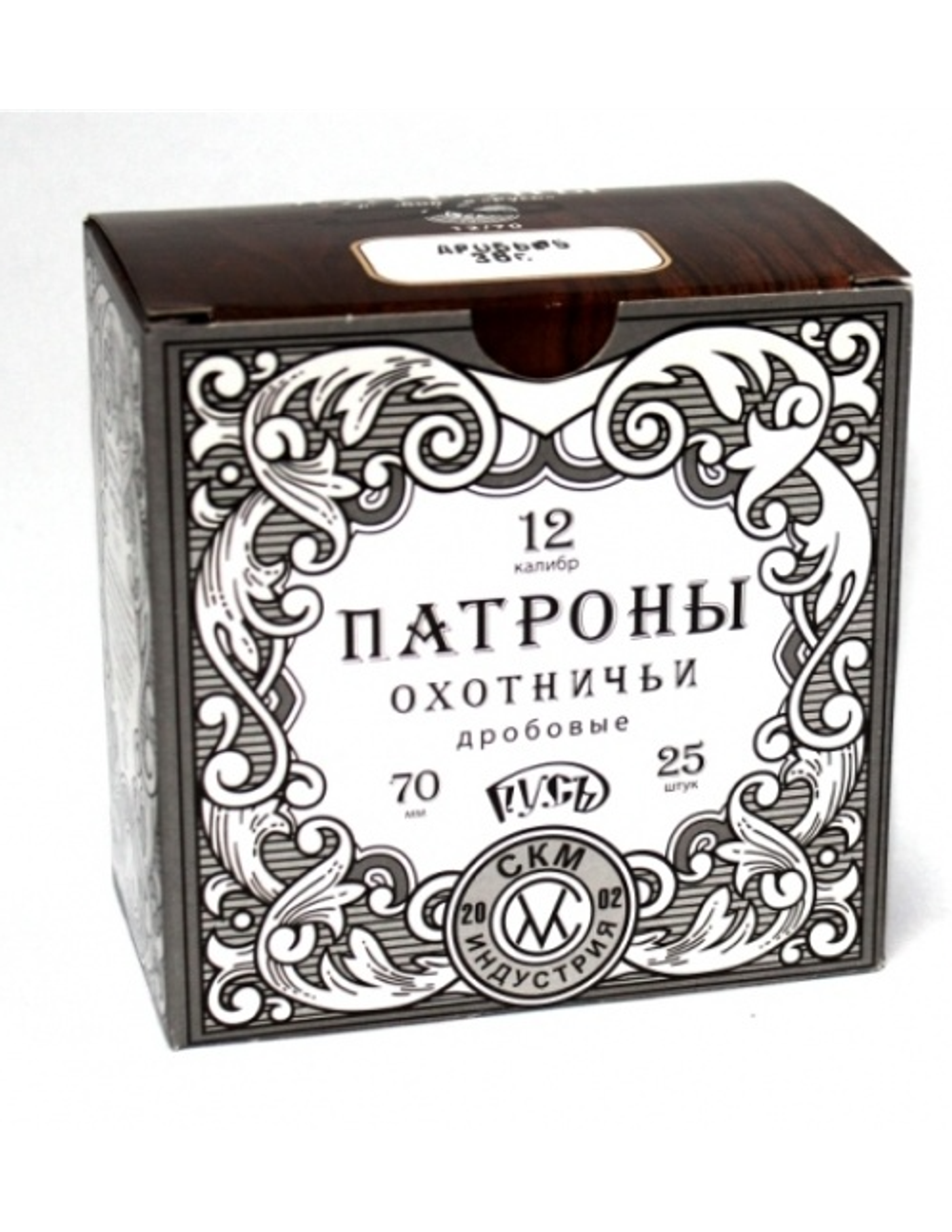 Патрон 12/70 СКМ №5 36гр "Русь", коробка 25 шт.