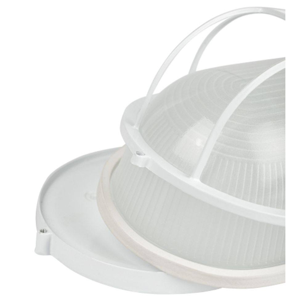 Светильник ЭРА НБП 04-100-002 Акватермо алюминий стекло решетка IP54 E27 max 100Вт 280х160