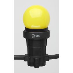 Лампочка светодиодная ЭРА STD ERAYL45-E27 E27 / Е27 1Вт шар желтый для белт-лайт